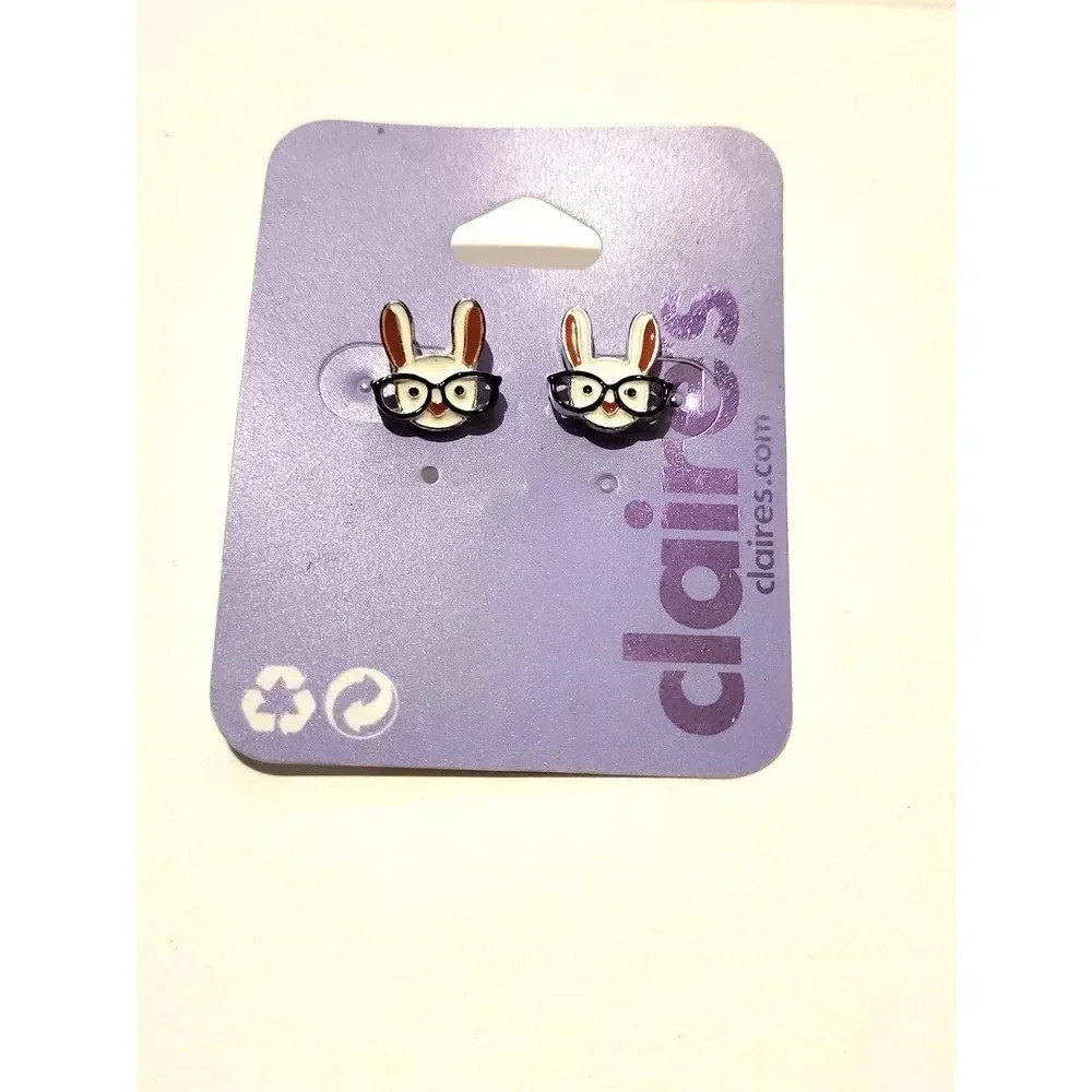 Claire's Bunny Earrings New